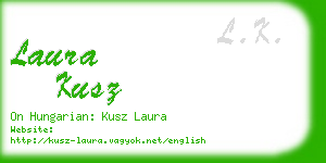 laura kusz business card
